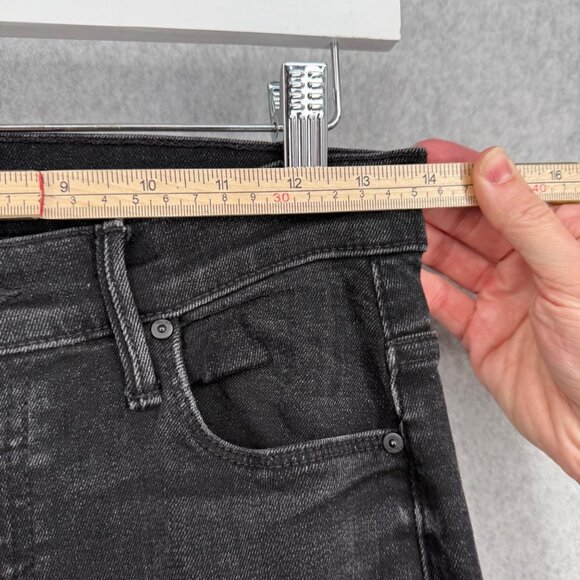 Mother Womens The Stunner Skinny Jeans Size 27 Night Hawk Black Denim Classic - Picture 16 of 16